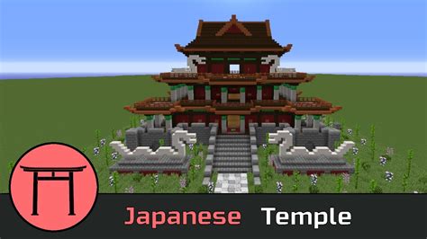 Minecraft Building Tutorial How To Build Japanese Temple Youtube