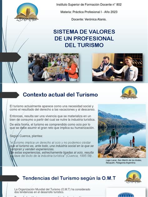 Valor Faculdade De Turismo - Sistema de Valores Profesional Del Turismo Practica Profesional I | PDF ...