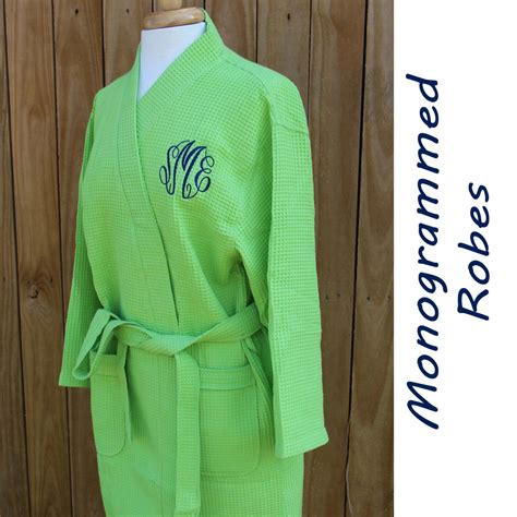 Personalized Bridesmaid Robe Monogrammed Waffle Robe