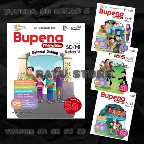 Jual Buku Kurikulum Merdeka Bupena Sd Kelas Volume A B C D