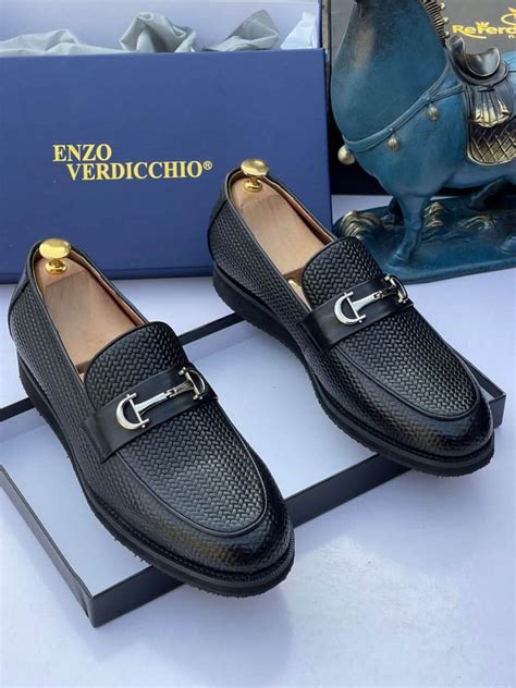 Buy New Men Black Croc Leather Shoe in Lagos & Nigeria on Dexstitches