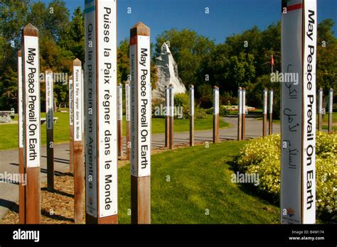 International Peace Garden In Jordan River Park In Salt Lake City Utah