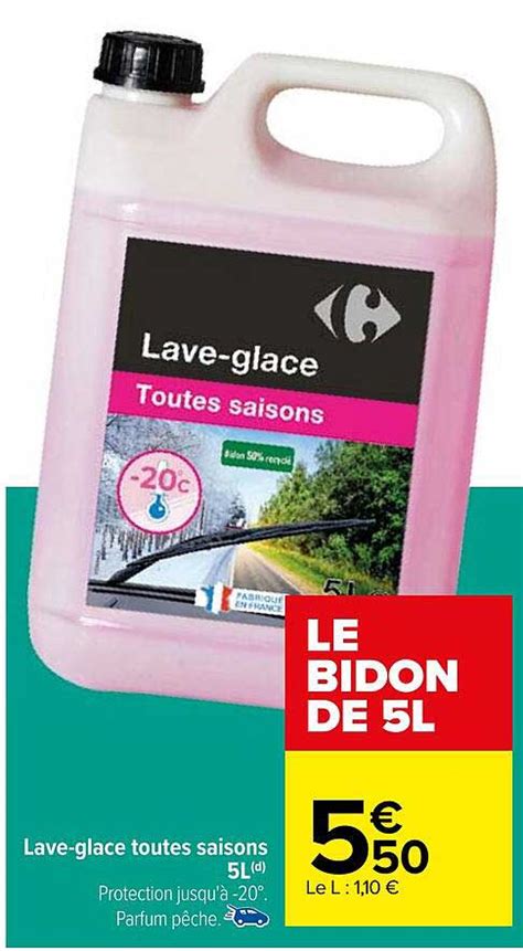 Promo Lave Glace Toutes Saisons L Chez Carrefour Icatalogue Fr