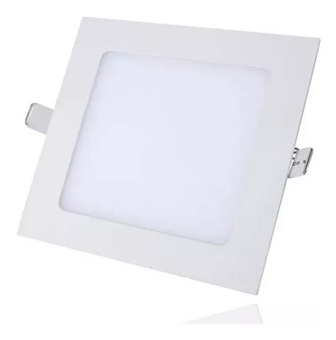 Panel Embutir Led 6w Cálido Led Techo Cuadrado