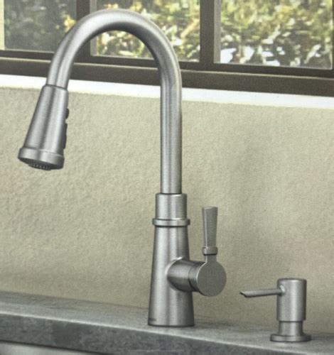 Moen Srs Tullis Pull Down Kitchen Faucet Spot Resist Stainless