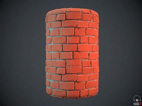 Stylized Wall Brick Free Texture Cgtrader