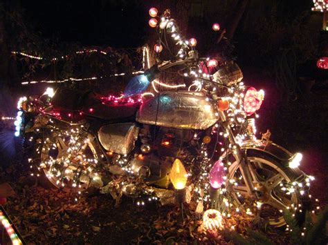 Motorcycle With Christmas Lights Keepyourmindclean Ideas