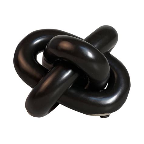 Ceramic Knot D Cor Black