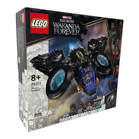 Lego Marvel Black Panther Wakanda Forever Shuris Sonnenvogel Set