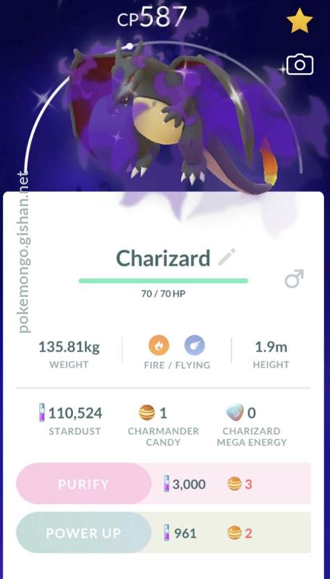 Shiny Charizard Pokemon Go