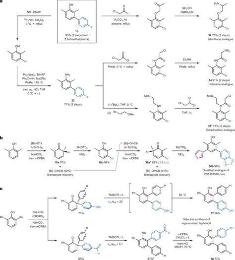 Synthetic Applications Of Meta Selective Ch Arylation A The