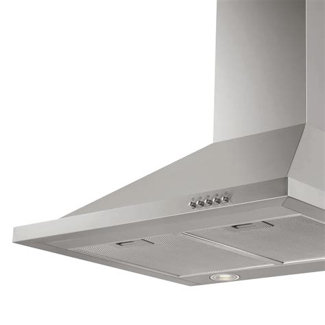 esatto cm stainless steel canopy rangehood bunnings australia