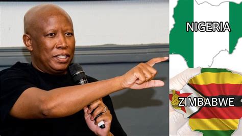 Julius Malema Explains Why He Likes Nigerians And Zimbabweans As