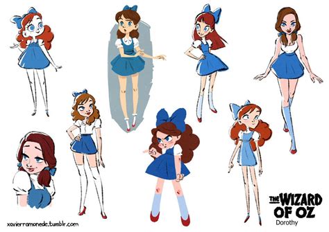 Wizard Of Oz Dorothy 1 By Xav Drawordie On Deviantart Character Concept