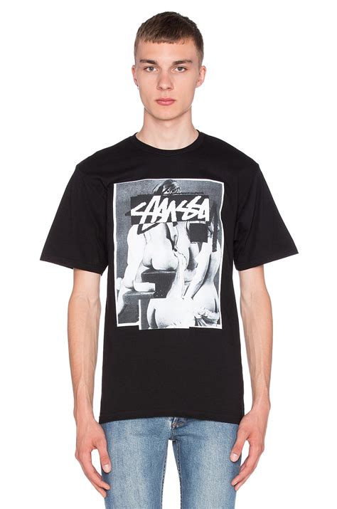 Stussy Nude Tee In Black REVOLVE