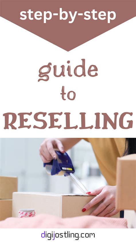 Step-by-Step Guide to Reselling | Reselling business, Starting your own ...
