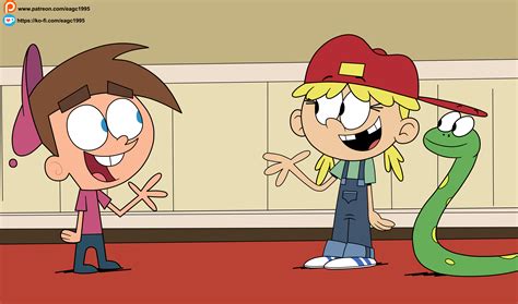 Commission Lana Loud Meets Timmy Turner By Eagc7 On Deviantart