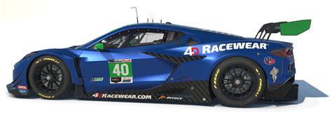 Corvette Imsa Gtd Blue By Jim H Trading Paints