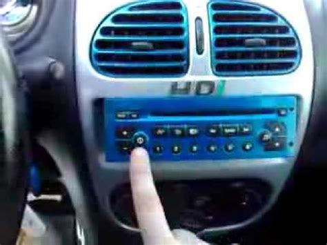 Peugeot 206 SIEMENS VDO RD3 YouTube