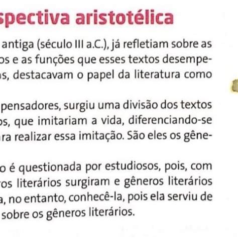 Os Gêneros Na Perspectiva Aristotélica Download Scientific Diagram