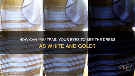 How Can You Train Your Eyes To See The Dress As White And Gold? | ShunVogue