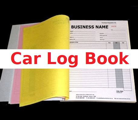 Car Log Book Template | Free Word Templates