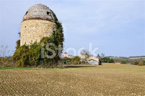 Traditional French Village In Gascony Stock Photo Royalty Free