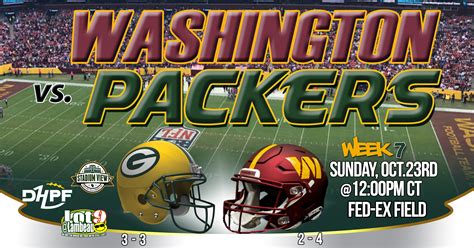 Packers Look To Dominate In The Beltway Die Hard Packer Fan