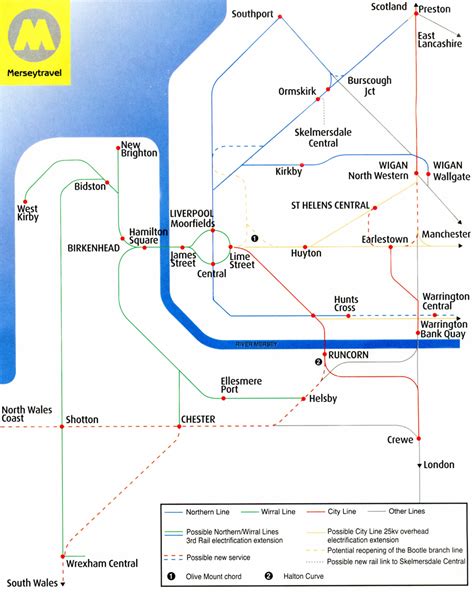 Merseyrail Train And Rail Maps And Reviews