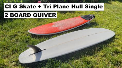 Surfing The Biggest Best Waves On Ci G Skate Tri Plane Hull From