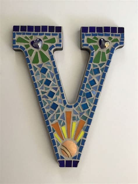 Mosaic Letter Art Mosaic Art Projects Mosaic