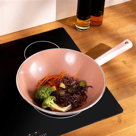 Emsan Swiss Crystal Wok Tava Pembe Cm Emsan