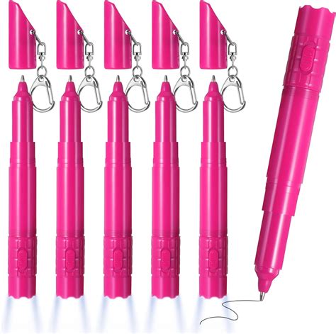 Amazon Yeaqee Pcs Pink Light Up Ballpoint Pen Bulk Led Back To