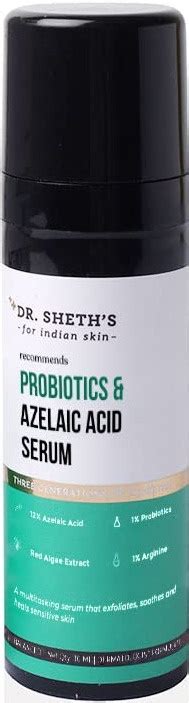 Dr. Sheth's Probiotics & Azelaic Acid Serum ingredients (Explained)