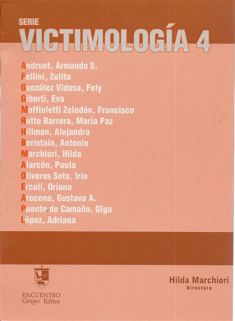 Serie Victimologia Ediciones T Cnicas Paraguayas