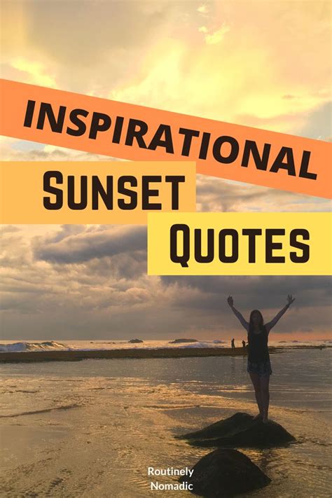 Best Inspirational Sunset Quotes