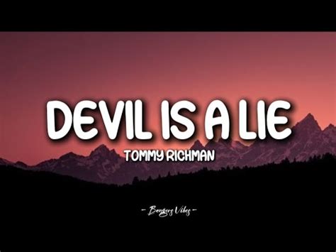 Tommy Richman Devil Is A Lie Lyrics Youtube