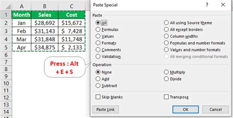 Excel Paste Values Shortcut Best Excel Shortcut Keys Earn And Excel