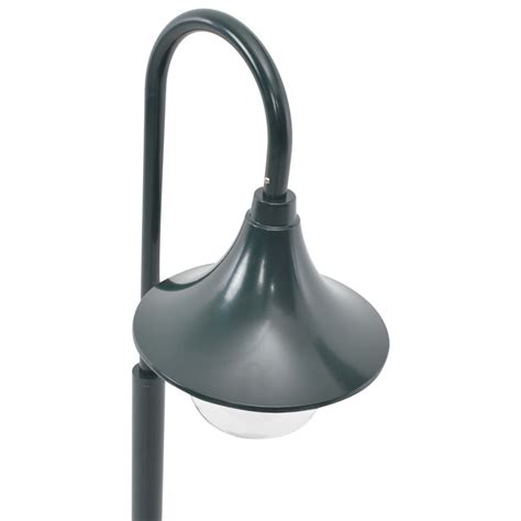 Lampadaire De Jardin E Cm Aluminium Vert Fonc