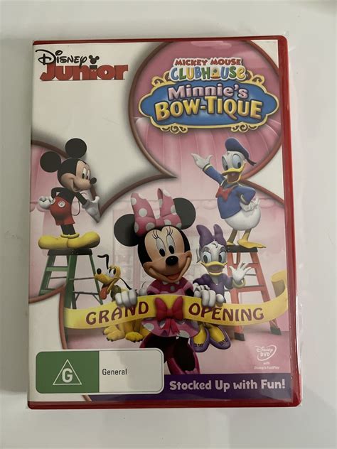 Mickey Mouse Clubhouse Minnie S Bow Tique Dvd New Region Ebay