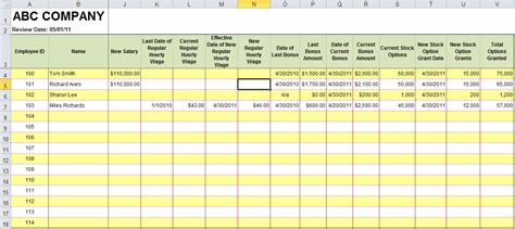 Payroll Ledger Template Excel | Template Business Format