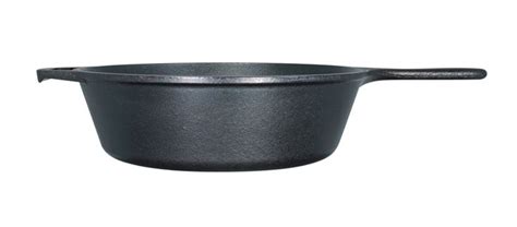 Lodge 12 Inch Deep Cast Iron Seasoned Skillet L10DSK3 With Assist