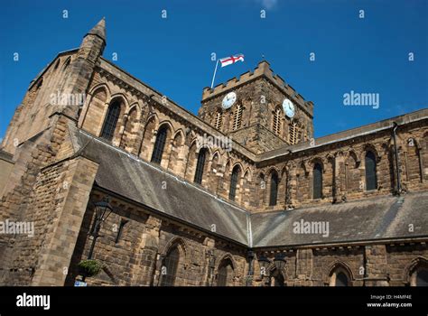 Hexham Abbey Northumberland Stock Photo Alamy