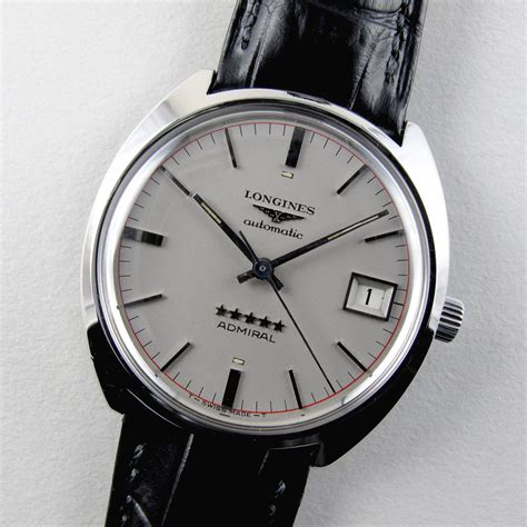 Longines Admiral 5 Star Ref 8642 4 Steel Vintage Wristwatch Circa