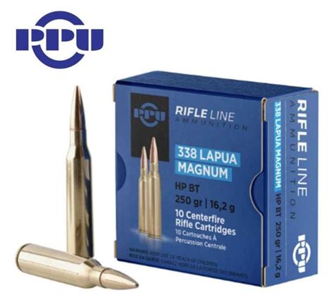 Ppu 338 Lapua Magnum 250gr Ammunition Londero Sports