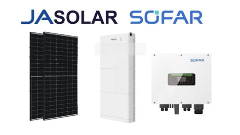 Zestaw Hybrid 10kW SOFAR HYD10KTL 3PH 26 JA SOLAR 385W MR Czarna Rama