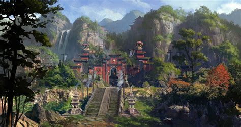 Taoist temple by dawnpu on DeviantArt