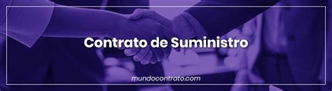 Modelo De Contrato De Suministro Para Rellenar Gratis