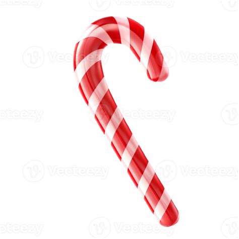 Christmas candy cane isolated on transparent background 32843063 PNG