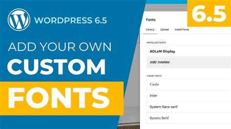 how to install a font in wordpress
